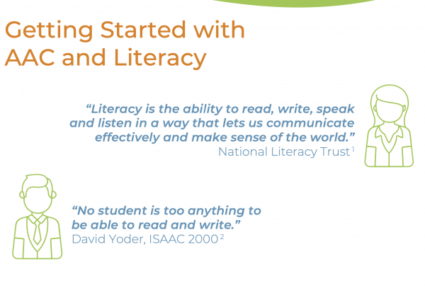 AAC and literacy